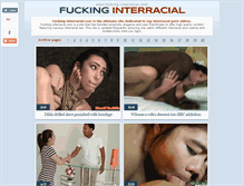 Tablet Screenshot of fucking-interracial.com